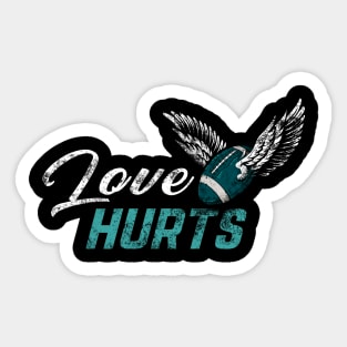 Love Hurts Eagle Design Sticker